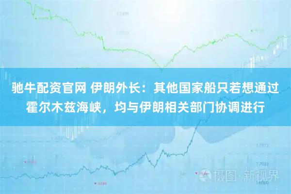 驰牛配资官网 伊朗外长：其他国家船只若想通过霍尔木兹海峡，均与伊朗相关部门协调进行
